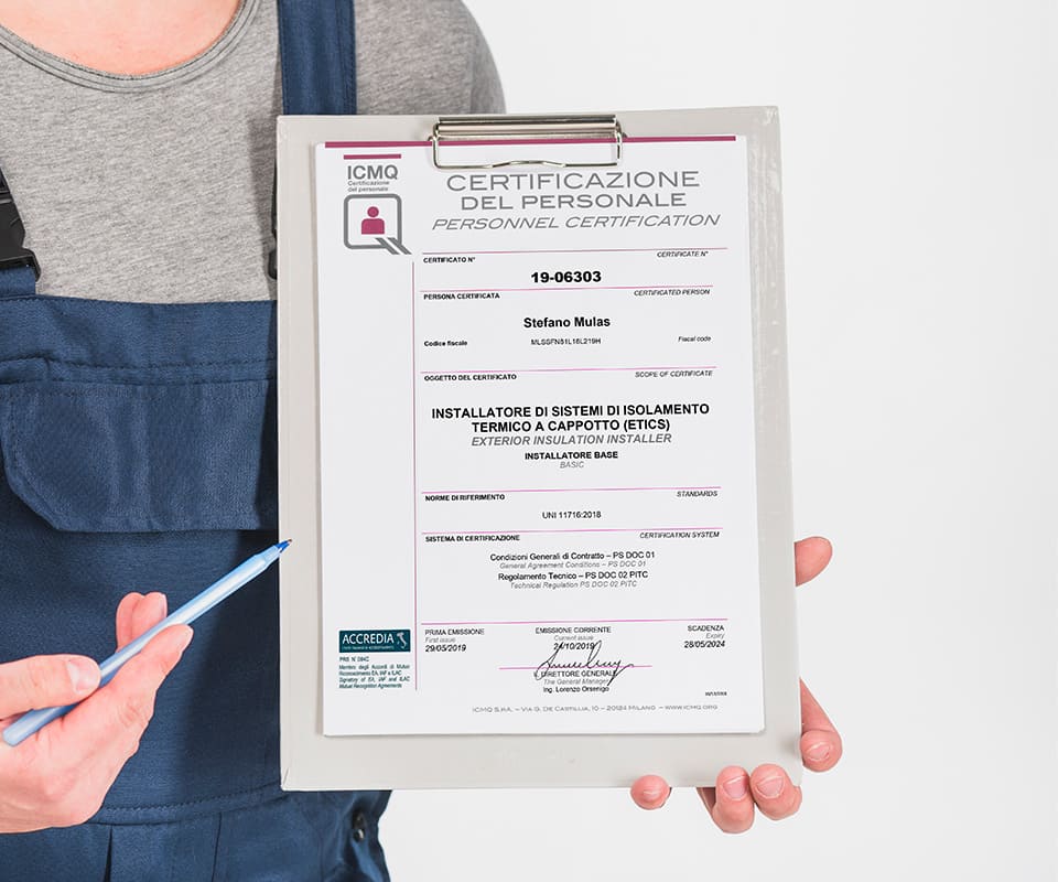 Certificazione ICMQ Steba